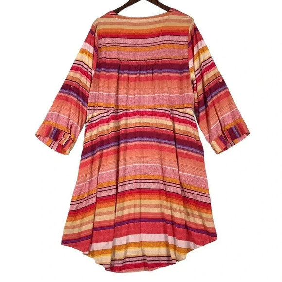 Torrid Shirt Dress Zip Front Size 3 3X Pockets Drawstring Waist Roll Tab Sleeves - Picture 9 of 15